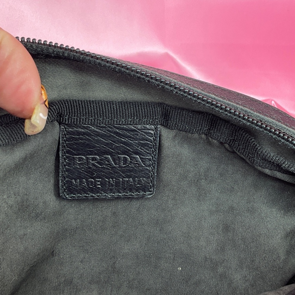 Prada Black Nylon Cosmetic Bag - Picture 7 of 11